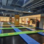 Indoor Trampoline Adventure Park - full setup overview