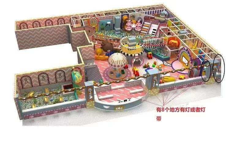 300㎡ Indoor Kids Playground - main product view