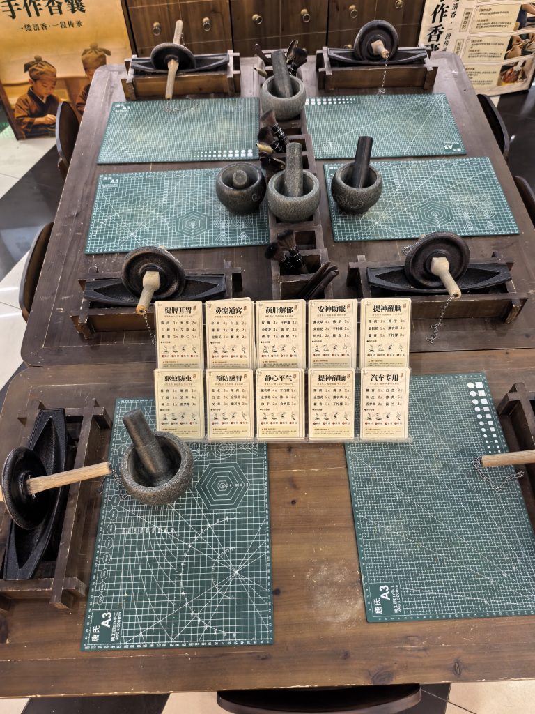 Handmade Sachet DIY Experience - in operation