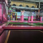 Trampoline & Rope Course Park - close-up details