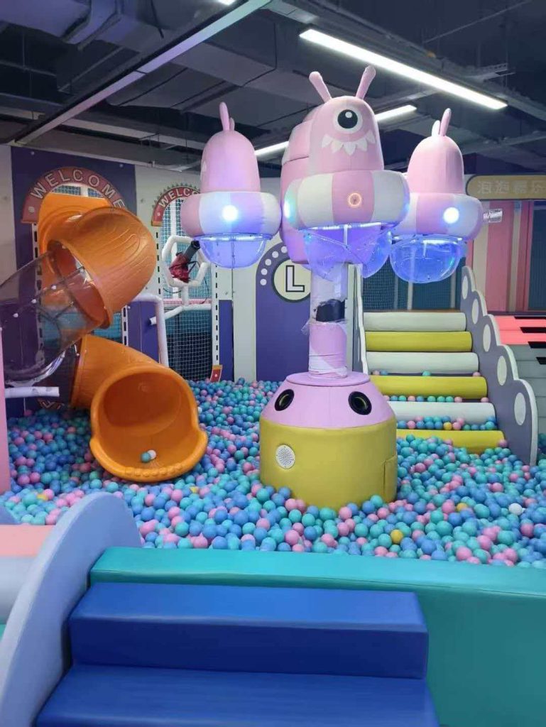 300㎡ Indoor Kids Playground - side view