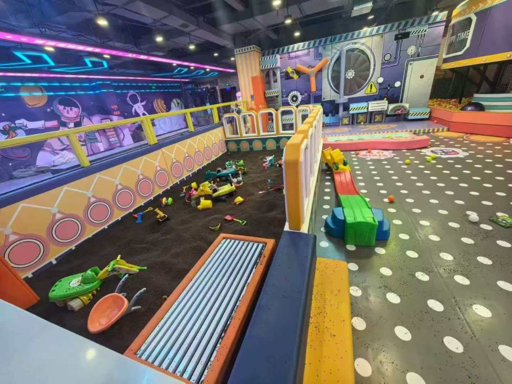 260㎡ Indoor Kids Playground - close-up details