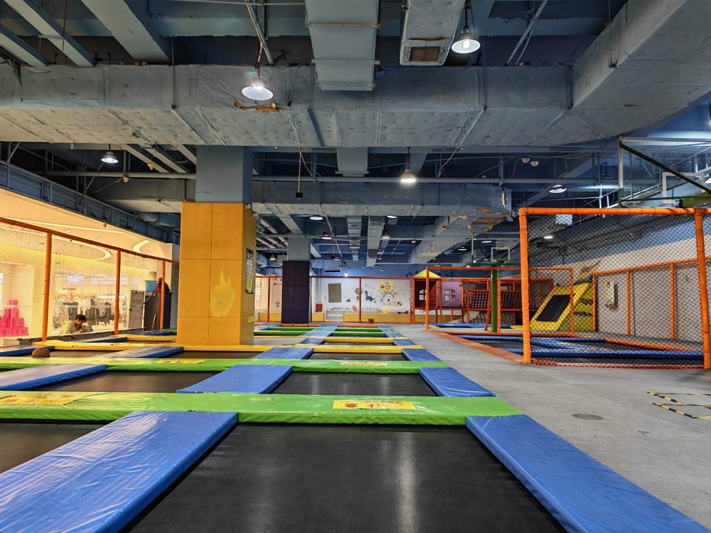 Indoor Trampoline Adventure Park - in operation