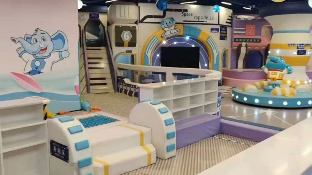 300㎡ Indoor Kids Playground - close-up details