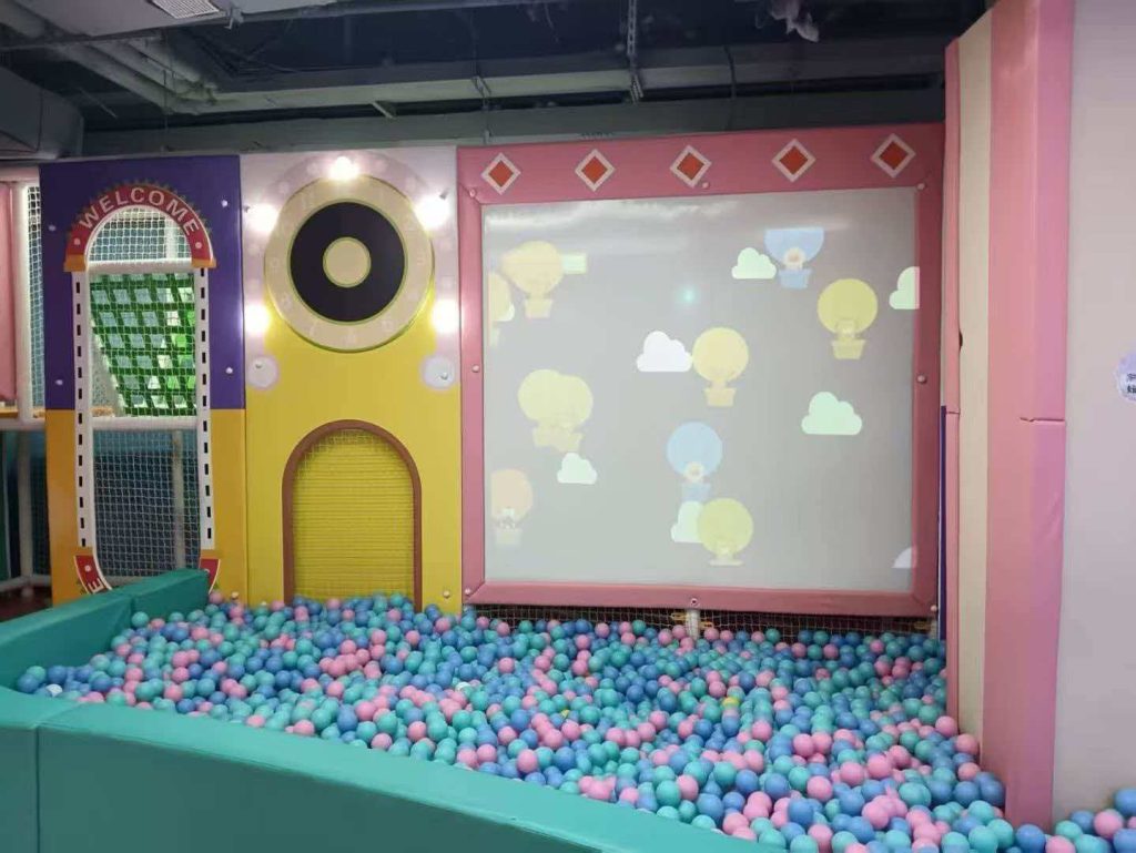 300㎡ Indoor Kids Playground - full setup overview