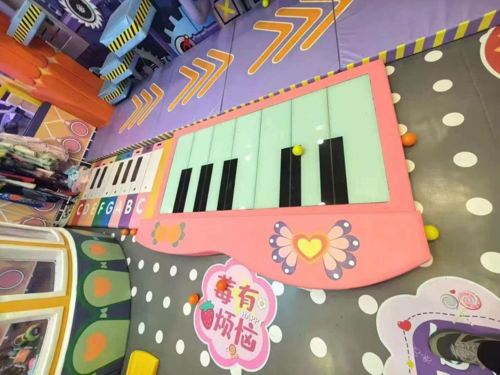 260㎡ Indoor Kids Playground - full setup overview