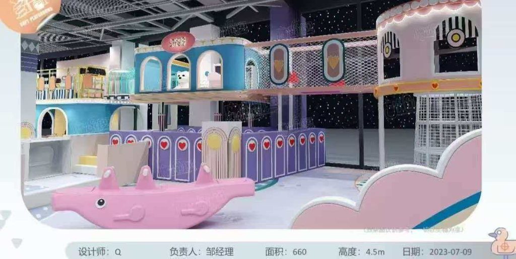 660㎡ Indoor Kids Playground - in operation