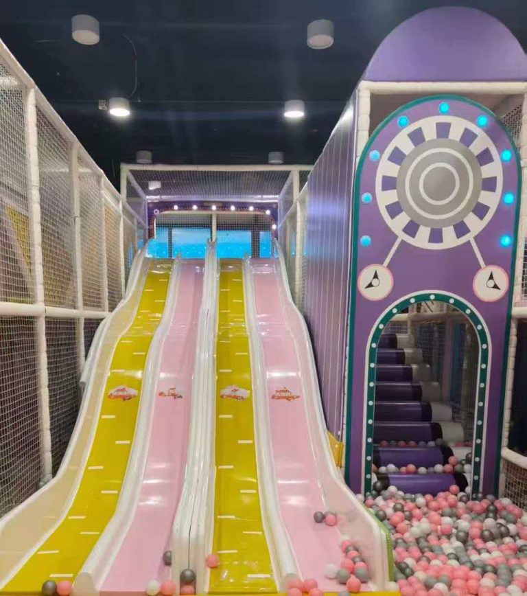 350㎡ Indoor Kids Playground - full setup overview