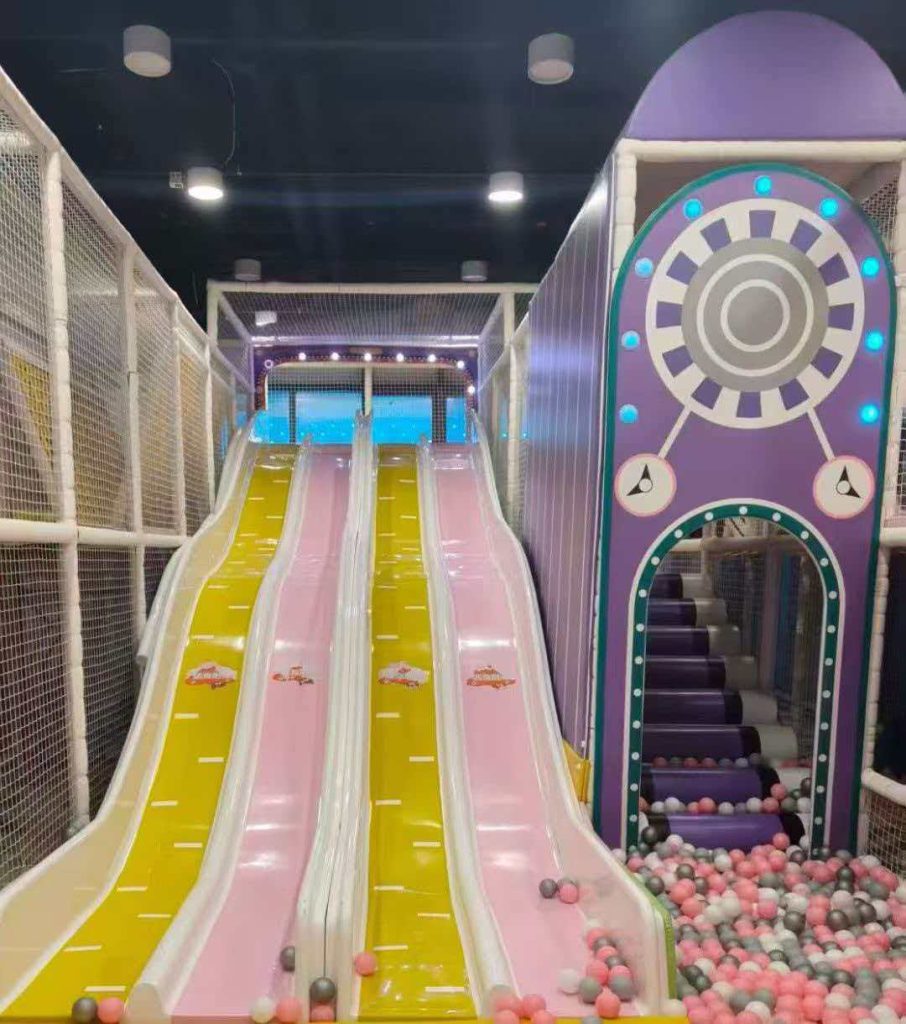 350㎡ Indoor Kids Playground - full setup overview