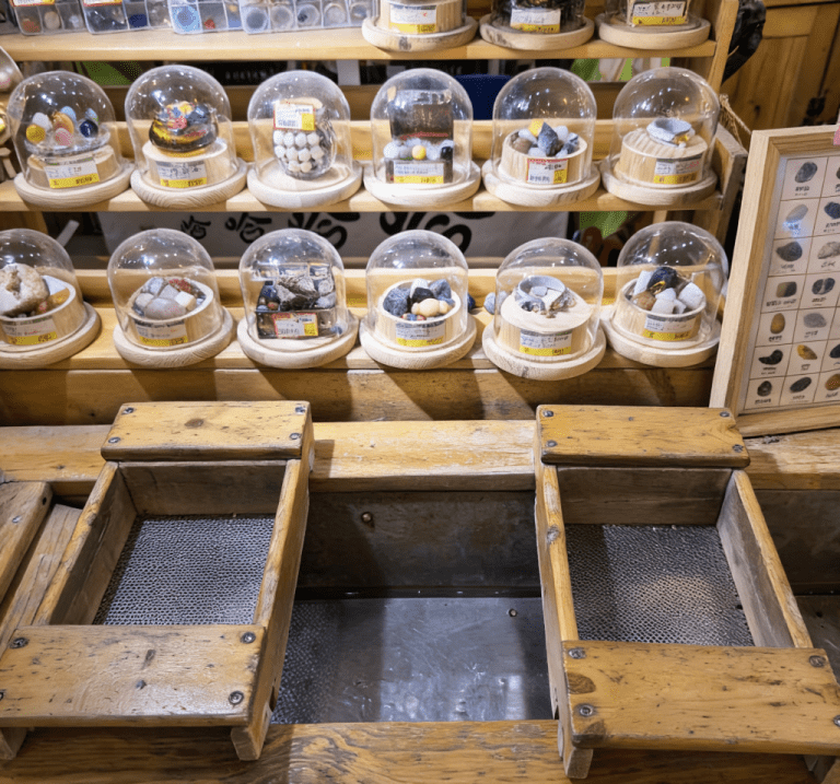 Kids' Gem Mining DIY Experience - side view