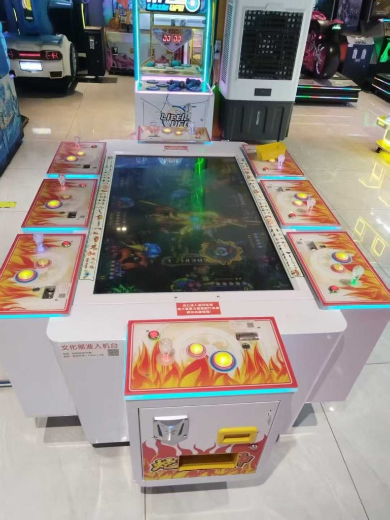 Arcade game equipment - side view