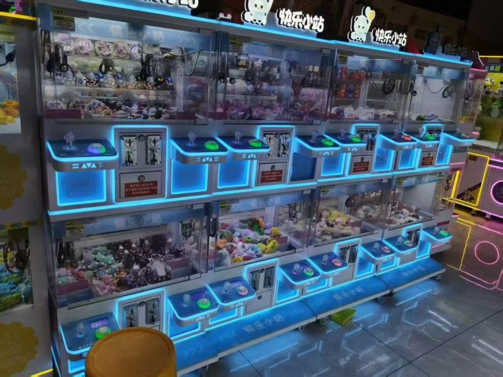 Arcade game equipment - close-up details