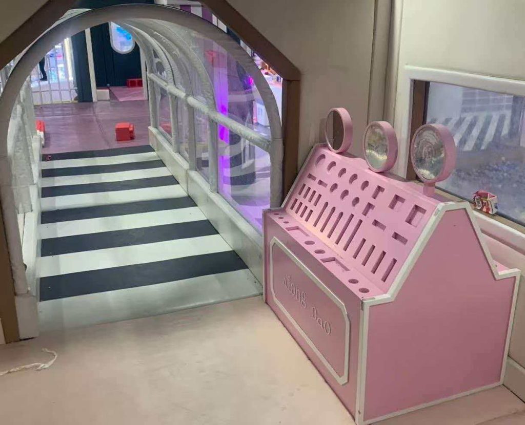 350㎡ Indoor Kids Playground - full setup overview