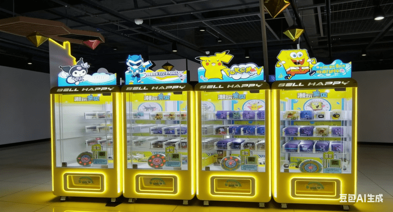 Arcade game equipment - in operation