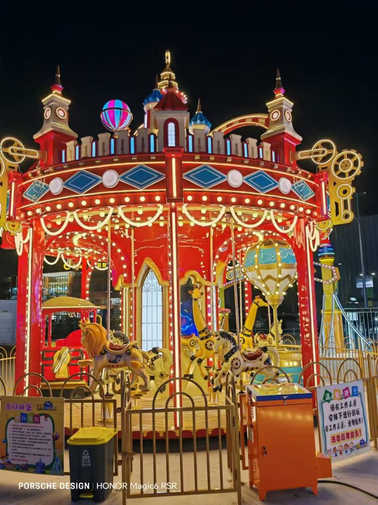 16-Seat Luxury Castle Carousel - detailed features