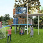 Kids' Physical Expansion Play - in operation