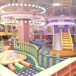 COSPLAY zone with KITCHEN role-play area and pink hill soft play