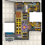 Sports Park Floor Plan Layout - 800㎡ Trampoline Park Design