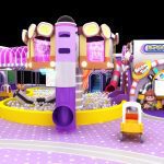 Indoor kids playground equipment ball pool purple tower penguin