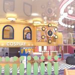 Shopping center kids playground COSPLAY building with compass decoration