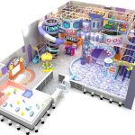 350m² indoor playground 3D layout FUN theme multi-layer ocean ball pools