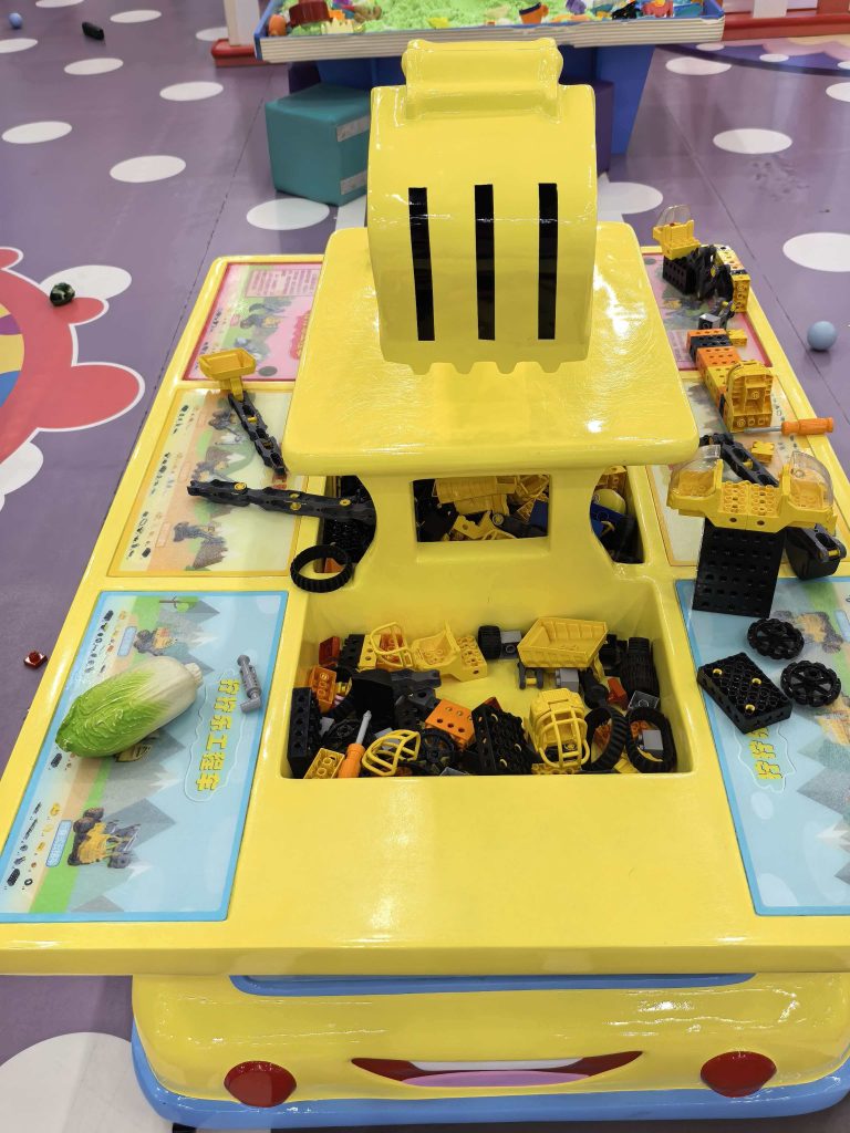 Children's Multi-Functional Educational Play Table - in operation