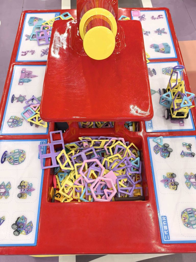 Children's Multi-Functional Educational Play Table - side view