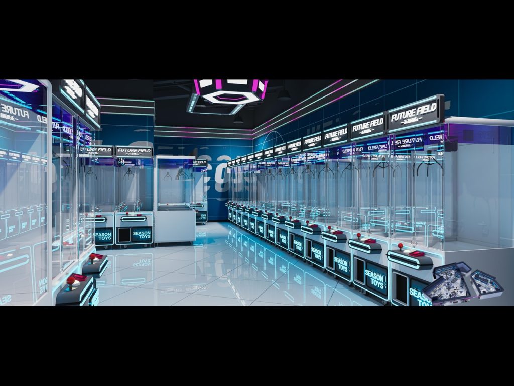 1400sqm Wonderful City Family Entertainment Center claw-machine-area - GO2AMUSE