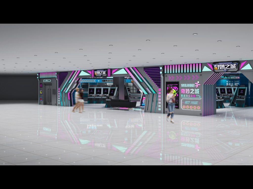 1400sqm Wonderful City Family Entertainment Center exterior-mall-entrance - GO2AMUSE