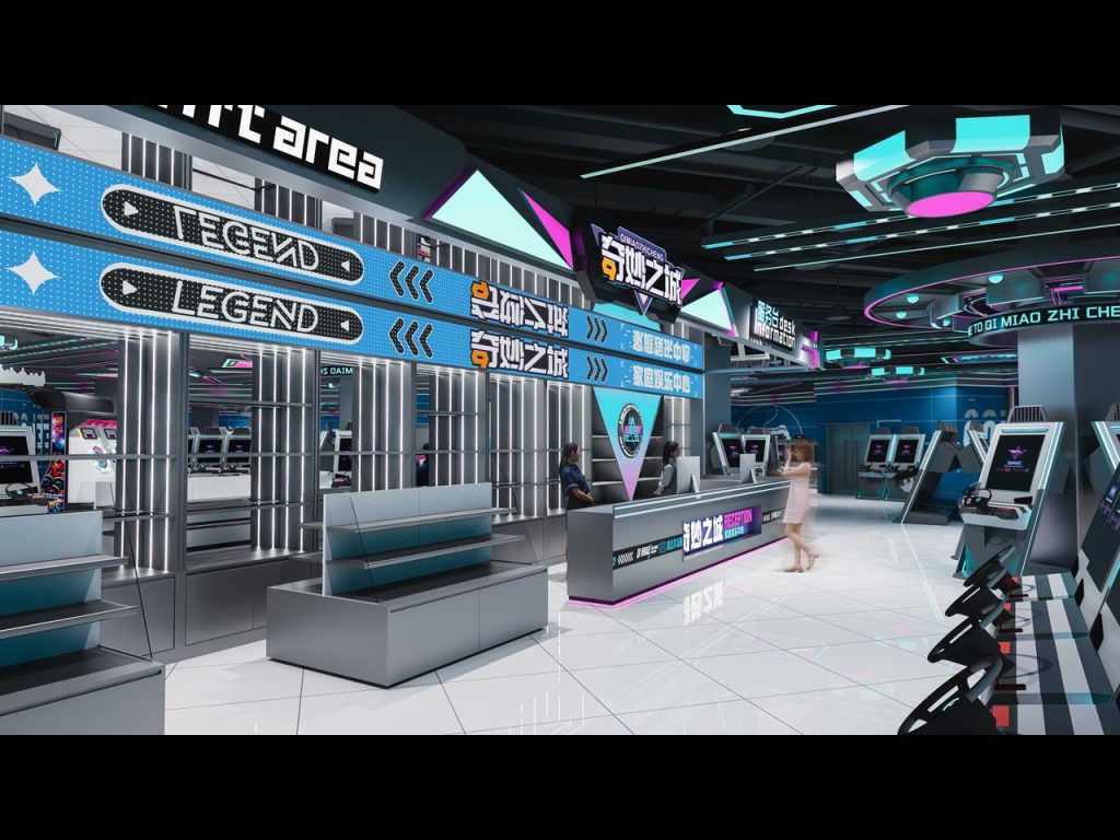 1400sqm Wonderful City Family Entertainment Center reception-lounge - GO2AMUSE