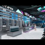 1400sqm Wonderful City Family Entertainment Center reception-lounge - GO2AMUSE