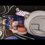 Space Capsule Rest Area for Parents