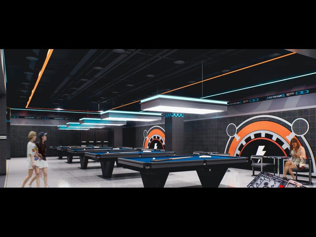 1800sqm Captain Lightning Family Entertainment Center billiards-sports-area - GO2AMUSE