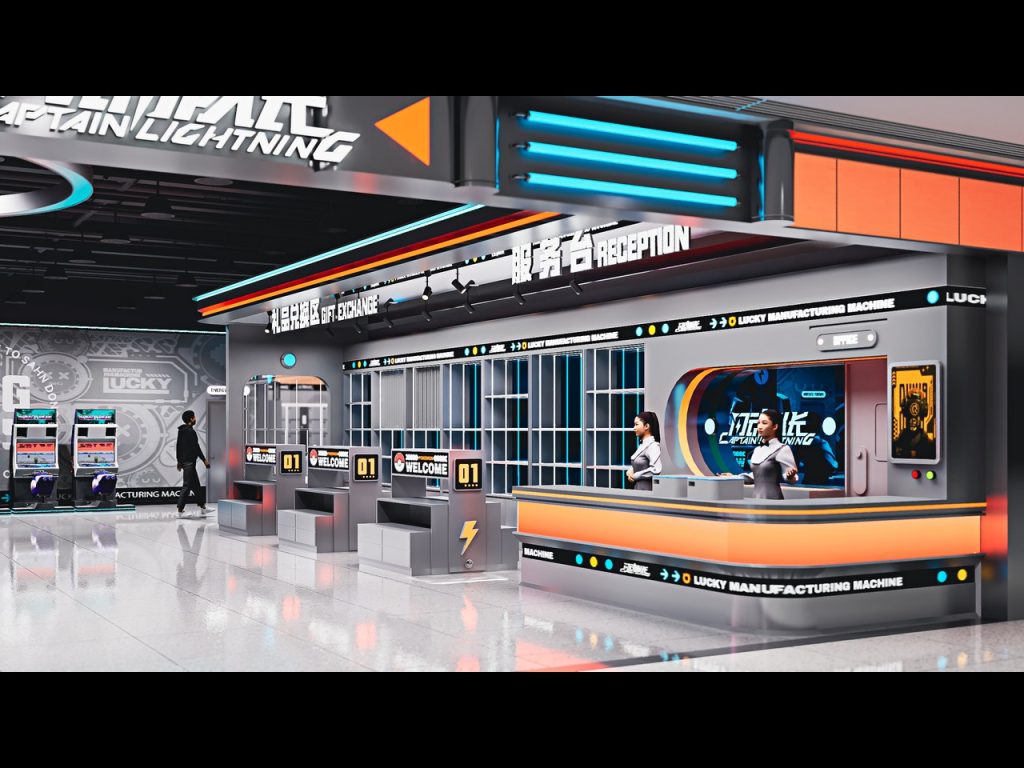 1800sqm Captain Lightning Family Entertainment Center reception-gift-exchange - GO2AMUSE
