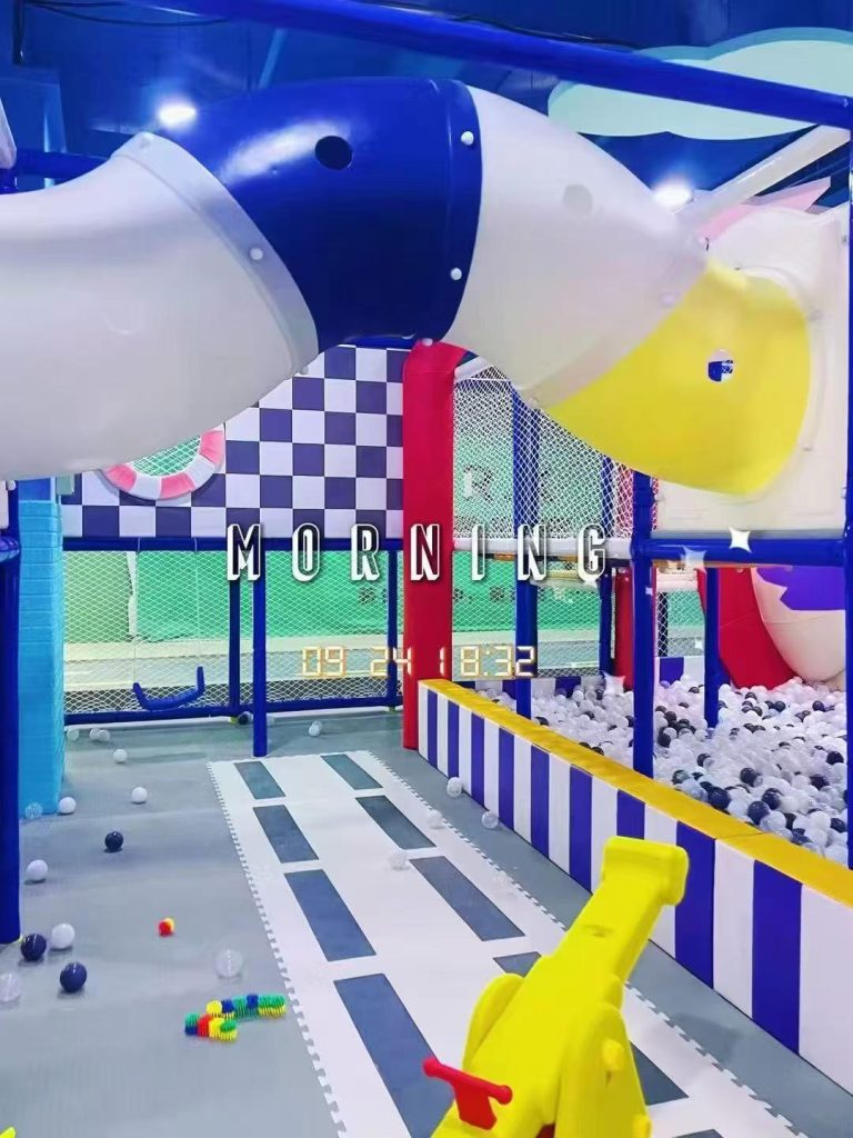 400㎡ Indoor Kids Playground - full setup overview