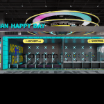 Archery and shooting zone with targets and neon lighting - GO2AMUSE