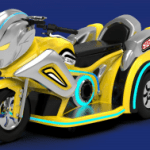 Kids' Electric Tricycle Kiddie Ride - main product view