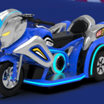 Kids' Electric Tricycle Kiddie Ride - detailed features