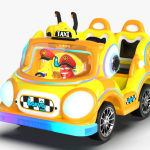 Kids' Ride-On Amusement - in operation