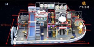 248㎡ Indoor Kids Playground - close-up details