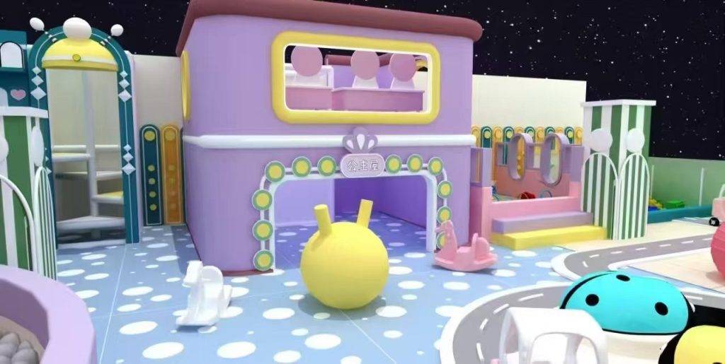 260㎡ Kids Playground - detailed features