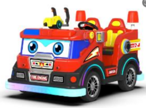 Kids Electric Fire Truck - in operation