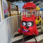 Track Train Ride for Indoor Amusement - in operation