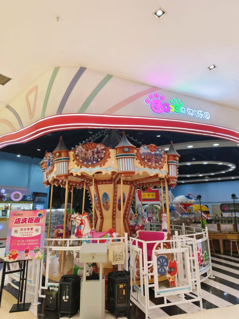 8-Seat Dreamy Star Carousel - in operation
