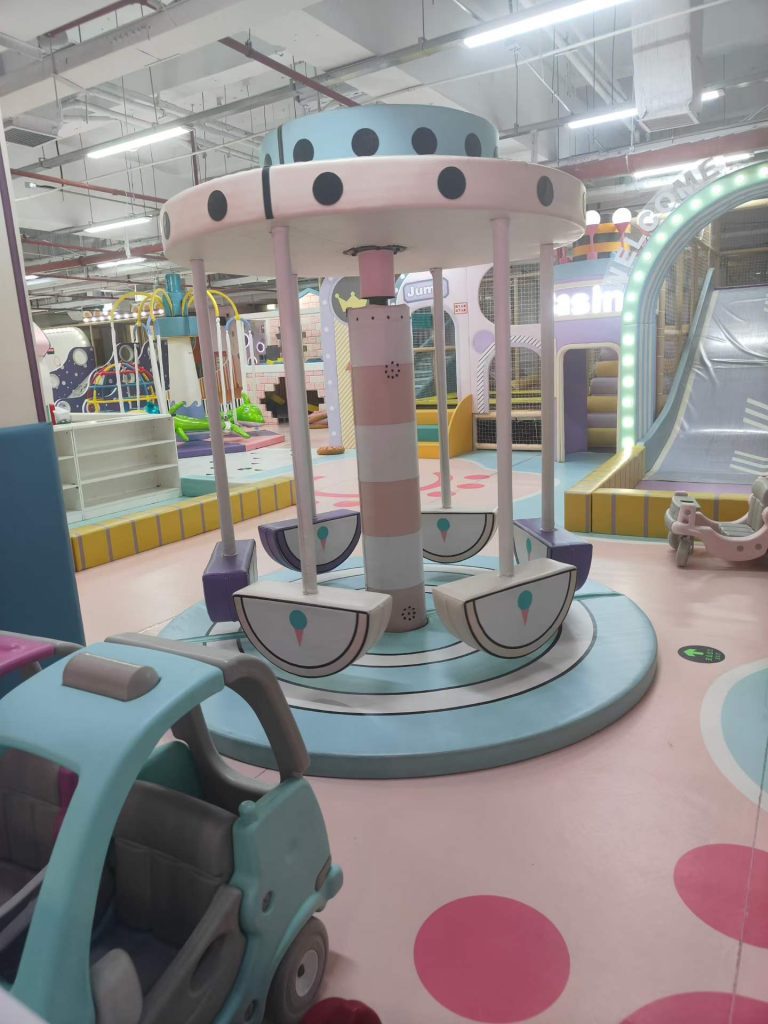 500㎡ Indoor Kids Playground - side view