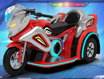 Kids' Electric Tricycle Kiddie Ride - in operation