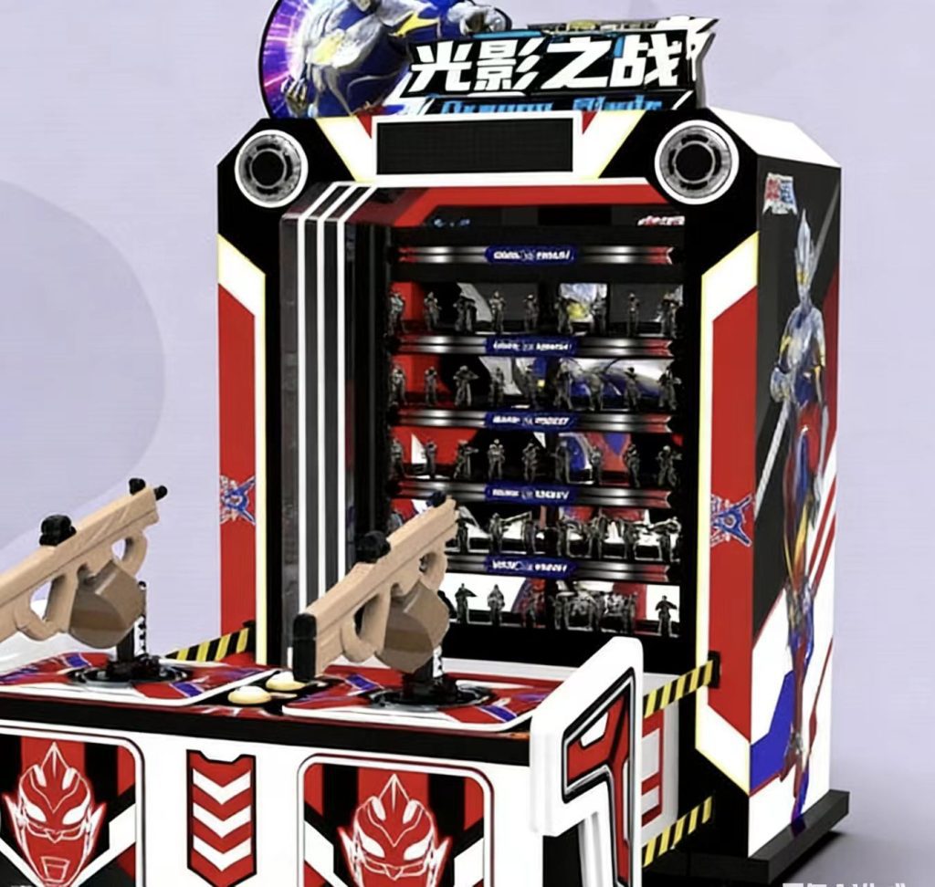 Elite Commando Double Shooting Arcade Machine - side view