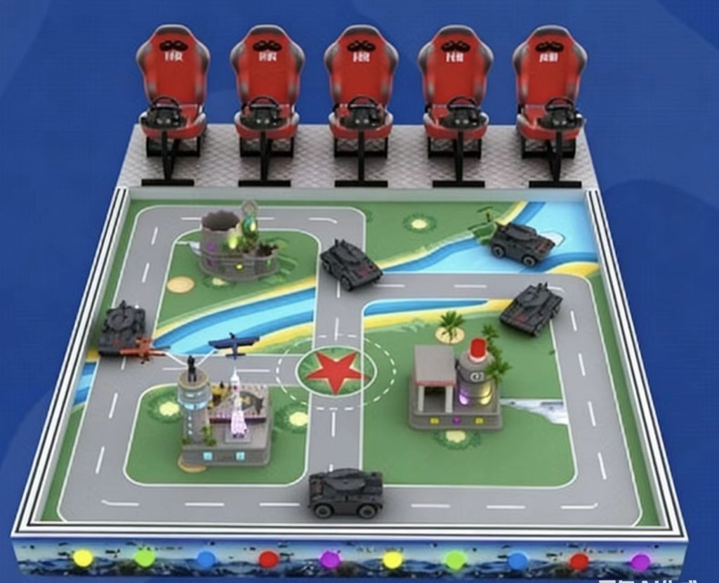 6-Player Tank Assault Flagship Edition - side view