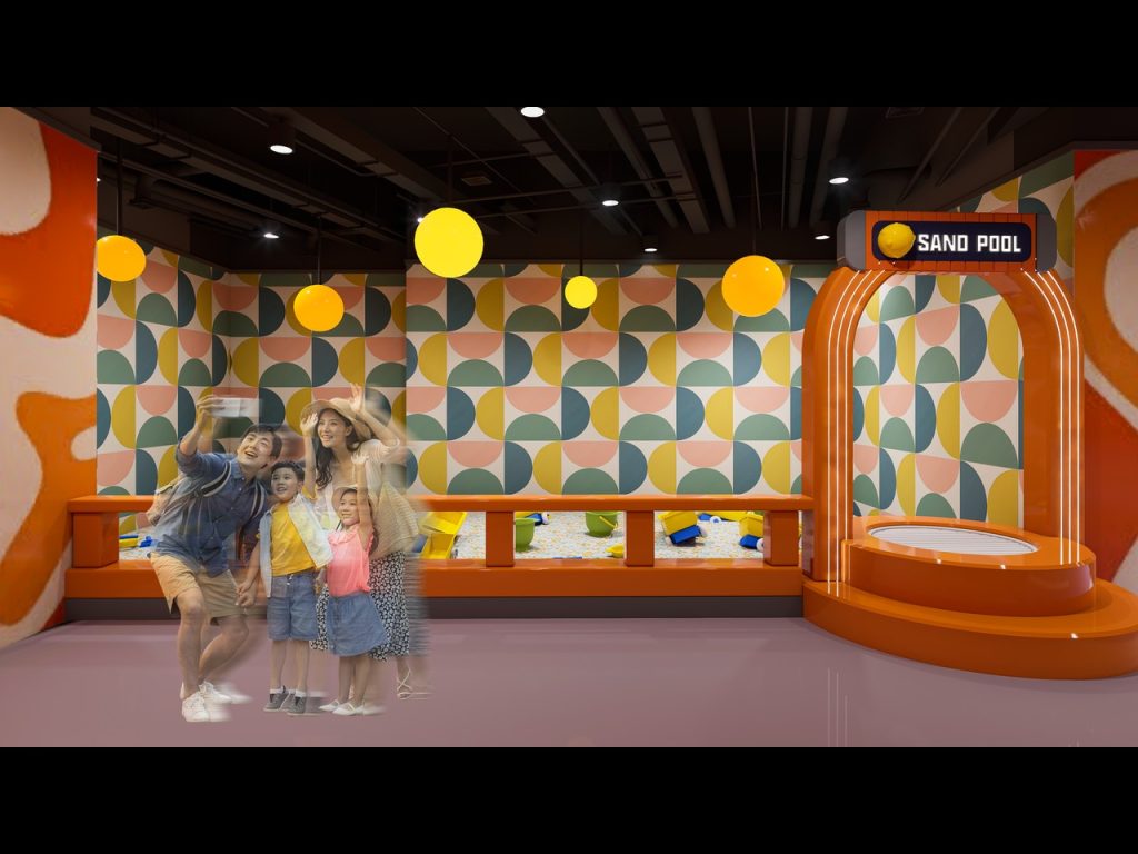 Sand Pool Family Area - Trendy Toy Park Store Design - GO2AMUSE