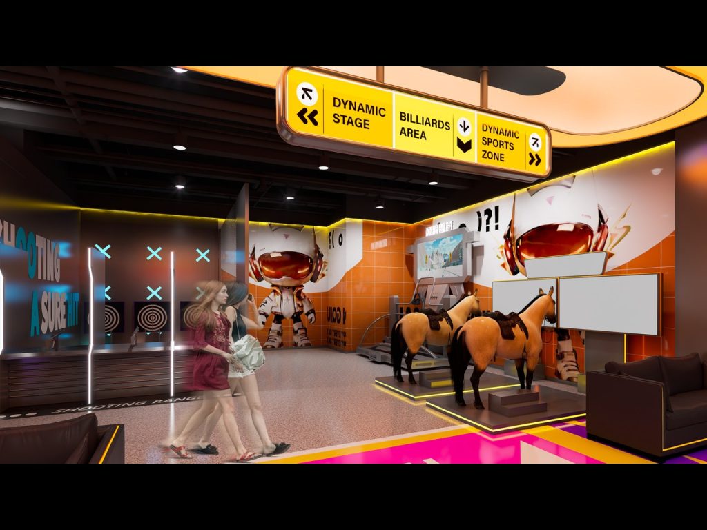 Vr Riding Shooting Zone - Trendy Toy Park Store Design - GO2AMUSE
